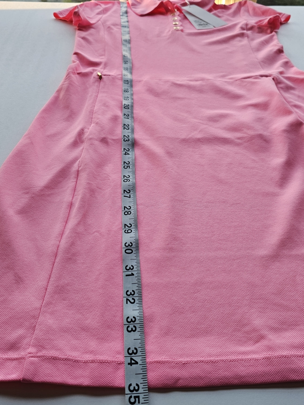 Lilly Pulitzer Frida Scallop Polo Dress Rousseau Pink Polo Dress + Shorts $188 - Picture 9 of 11